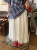 Napa balloon banding long skirt