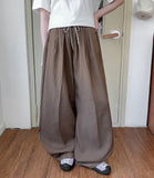 [unisex] Portilme Cool Banding Wide Slacks