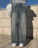 Rare Denim Washing Wide Pants