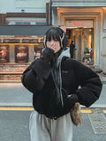 Fleece Knit Cable Earmuffs