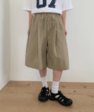 [unisex] Delme Track Line Nylon Banding Bermuda Pants