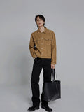 Ribbed Crop Corduroy Jacket
