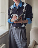 Jeff Argyle Knit Cardigan
