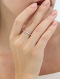 Essence Silver (W) Modern Tennis Ring 2.0mm White