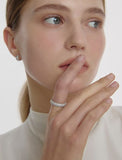 Essence Silver (W) Luxe Full Pave Ring M