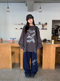 Kan Love Printing Over Long Sleeve Tee
