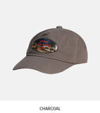 Palm Tree Embroidered Patch Ball Cap