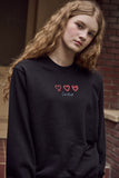 Caroline Chain Embroidered Sweatshirt