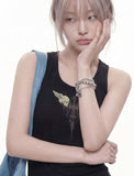 TWIN Solid Mango Sleeveless