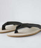 Toffee Leather Flip Flops