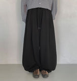 [Unisex] Tungo Pintuck Training Balloon Wide Pants