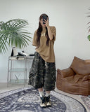 Lucien Camo Cargo Bermuda Pants