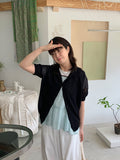 Kamita Short Sleeve Hood Cardigan