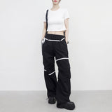 Miton cropped back slit T-shirt