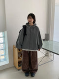 [unisex] Alvin Two-Way Hood Windbreaker