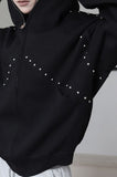 Type Rivet Hood Zip-Up