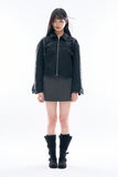 Boyle minimal leather jacket