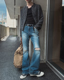 Celeb Crop Bocashi Cardigan