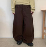 Kinper Brushed Cotton Balloon Wide Pants