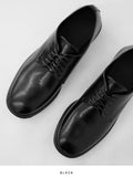 Edie leather derby shoes