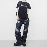 (Unisex) Teren Damage Pants