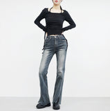 Slen Slit Bootcut Pants
