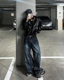 Rokaemmeu Two-Way Glossy Cooper Windbreaker