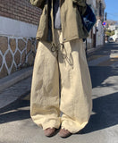 Sakin Side Pintuck Wide Pants
