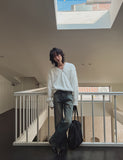 Growing cat washed bootcut denim