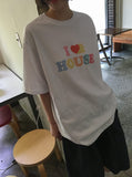 [unisex] Cahill House Printing Over Short Sleeve Tee