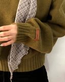 Ste V-neck loose knit