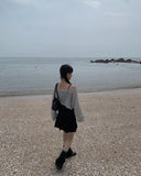 Vtan Strap Pleats Skirt