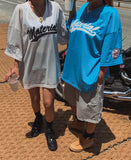 Beskitt V-neck mesh short-sleeved