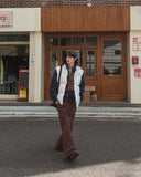 Jodi diagonal pintuck cargo pants