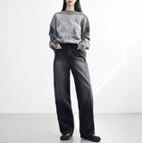Hanne Black Denim Washing Denim Pants