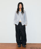 PIGMENT MESH ZIP UP KNIT