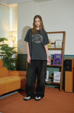 Cheese Bunny Raglan Pigment Short Sleeve Tee