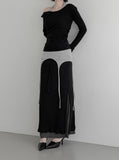 If Button One-Shoulder Off-Tee