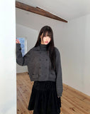 Obin Double Button Collar Knit Cardigan