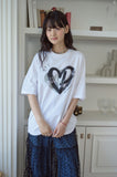 Mono Heart Short Sleeve Tee