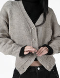 [ EEUN BASIC ] Breeze V-neck wool cardigan