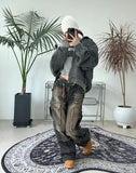 Decan vintage cargo denim pants