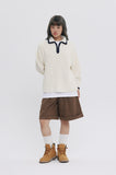 LOW GAUGE POLO KNIT