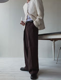 Standard long wide slacks
