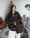 Lucien Angora Heart Knit