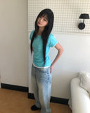 [UNISEX] Rosea Double Pocket Wide Denim Pants