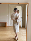 Loa Lace Flower Surgical Blouse