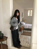 Pairing Frill V-Neck Knit Cardigan