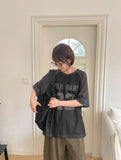 [Unisex] Neilto Color Matching Mesh Over Short Sleeve Tee