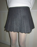Elon Wool Pleated Mini Skirt